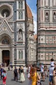 Florencie - Santa Maria del Fiore  (il Duomo) a Giottova zvonice