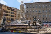 Florencie - Fountain of Neptune, Piazza della Signoria