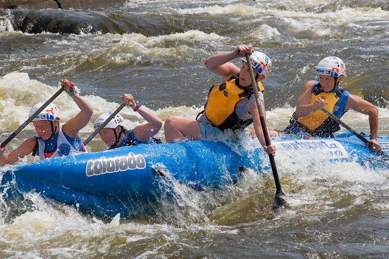 ČP a MČR - rafting R4. VZ R2. Praha Troja 30. 5. a 1. 6. 08