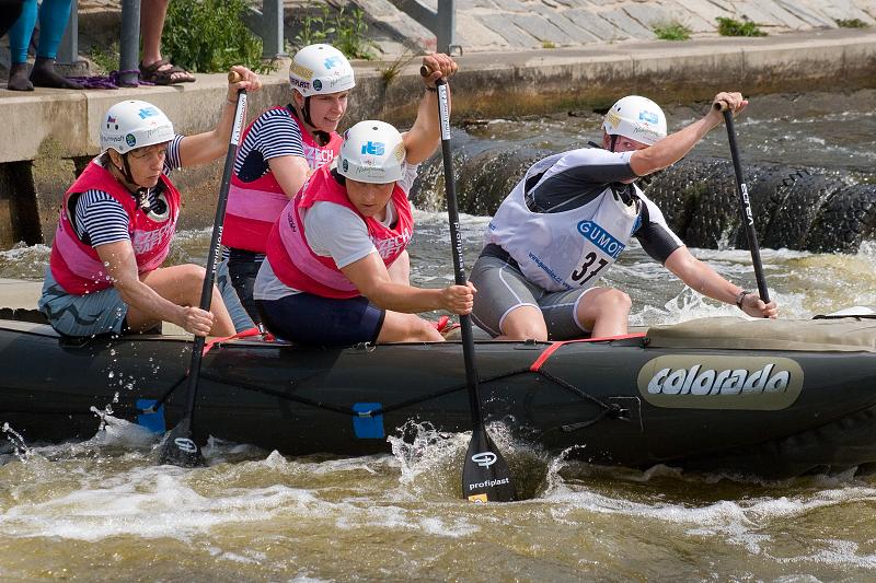 ČP a MČR - rafting R4. VZ R2. Praha Troja 30. 5. a 1. 6. 08